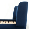 Nordic High-Grade Navy Blue Velvet Super Soft Bed Frame