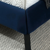 Nordic High-Grade Navy Blue Velvet Super Soft Bed Frame